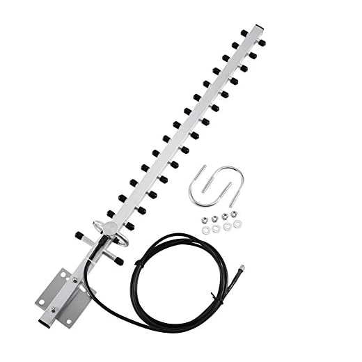Antenne Wifi extérieure, connecteur RP-SMA 2.4Ghz 25dBi Directionnel 2M Câble Antenne sans fil Routeur Wifi extérieur, Antenne Wifi directionnelle haute performance polyvalente compatible avec les mod