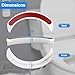 P Guard Urine Deflector - Prevents Pee Messes, Directs Urine Home Care Elevated (1 Pack)