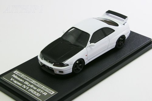 ミニカー HPI MIRAGE 1/43 Nissan GT-R SpecV 1/43 Hpi Mirage Skyline Gt-R V-Spec R33 Midnight Purple w