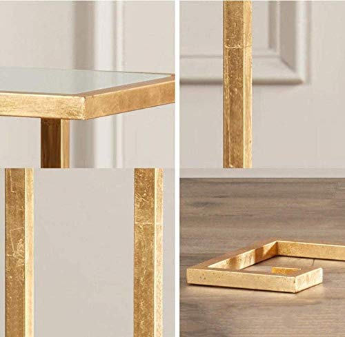 Table basse d'angle compacte en bois table d'appoint moderne de salon - 7