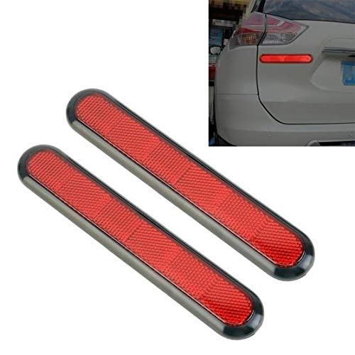 e-generix Universal Car Plastic Reflector Warning Sticker-Set of 2 Pieces