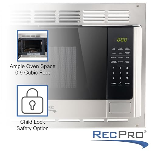 Recpro RPM-1 Rv Microwave With Trim Kit thumb #3