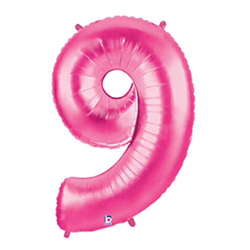 Burton & Burton - Globos con forma de número de 101,6 cm, color rosa
