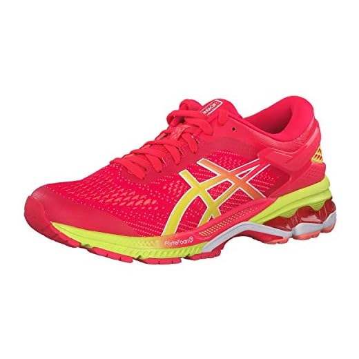 ASICS Dam-gel-Kayano 26 löparsko, laser PINK/Sour Yuzu, 37,5 EU