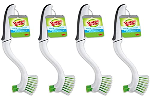 Scotch-Brite Pot And Pan Brush With Antimicrobial Bristles