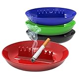 Ashtray for Cigarettes Outdoor Ash Tray Sets Patio Ashtrays: Large Home Plastic Indoor Ash Trays: 7