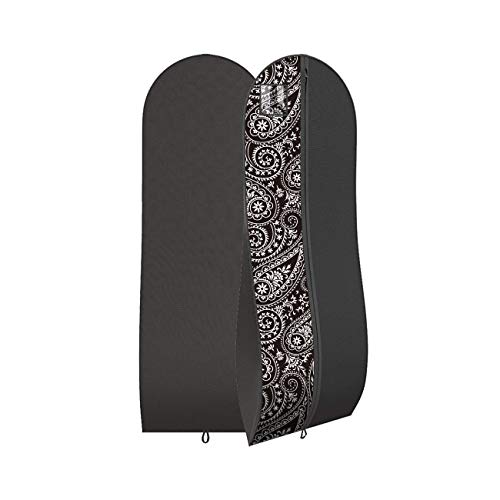 CHENGYI CYFC587 - Bolsa para Vestidos de Novia y graduación de Mujer con Trabillas Plegables para Viajes, Ventana de identificación