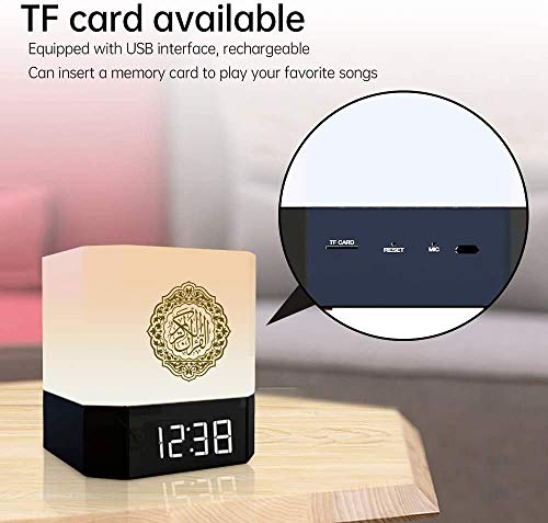Upgraded Smart Quran Speaker Multi Colour LED Touch Cube w/Azan Clock, App Control & Remote Control - Image 8