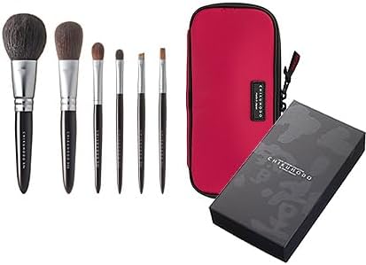 熊野筆 竹宝堂 正規品 レギュラーシリーズ 黒軸6点セット(R-P4,