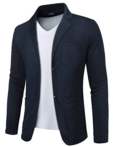 COOFANDY Lässiger Herren-Sportmantel, leicht, schmale Passform, Blazer mit...