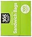 365 by Whole Foods Market, Sandwich Size Storage Bags, Double Zipper, 100 Count