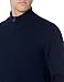 Amazon Essentials Men's Long-Sleeve Soft Touch Quarter-Zip Sweater, Navy, Large