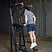 Body-Solid SVKR1000B Pro Clubline Vertical Knee Raise Chin Dip with Rock Climbing Grips, Exercise Equipment for Home and Commercial Gym