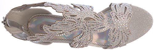 Womens Evening Sandal Rhinestone Dress-Shoes lime03 - Image 4