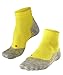 Produktbild FALKE Herren Laufsocken RU4 Endurance Short M SSO Baumwolle Funktionsmaterial antiblasen 1 Paar, Gelb (Sulfur 1084), 42-43