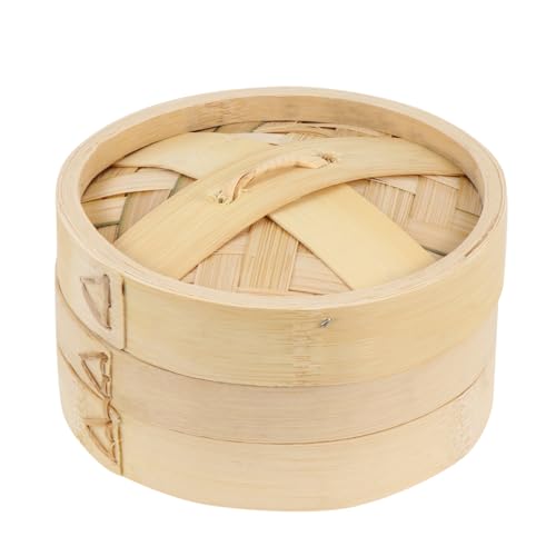 Beaupretty 竹製フードスチーマー キッチン用 多機能 耐熱 耐久 家用蒸し器 プレミアムスチーマー 米 魚 肉 野菜対応