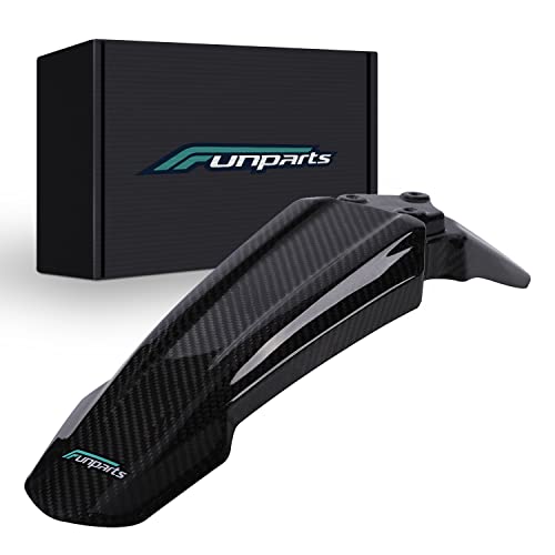 Funparts Sur Ron Front Fender,Carbon Fiber Motorcycle Fender Mud Guard for Surron Sur Ron LBX X260 X160 Electric Dirt Bike