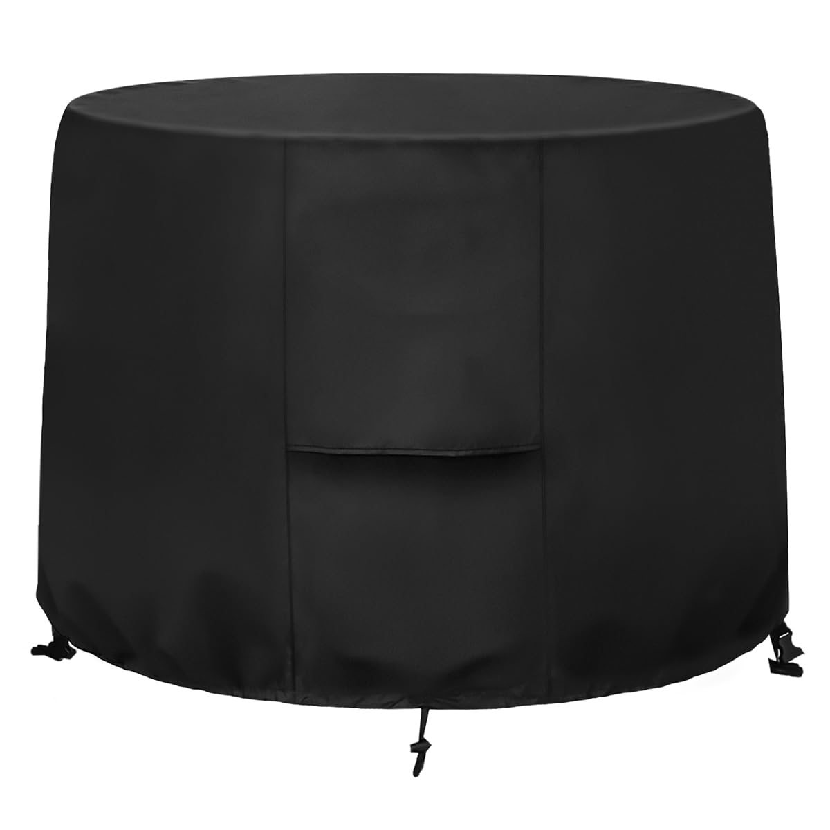 Patio Fire Pit Cover Round Waterproof fits for 36 inch, 420D Heavy Duty Fabric Outdoor Patio Fire Pit Cover with Thick PU Coating
