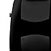 FH Group Front Set Cloth Car Seat Cover for Bucket Seats, 1-Piece Seat Cover, Universal Fit, Airbag Compatible, Seat Covers for SUV, Van, Black