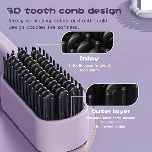 WAIKIL Peine Alisador de Pelo Portátil Recargable USB miniatura 2