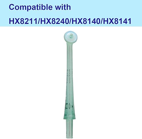Miniatura 3 de 2 puntas de repuesto de hilo dental compatibles con Philips AirFloss, boquilla de riego bucal de repuesto compatible con HX8240  HX8140  HX8111