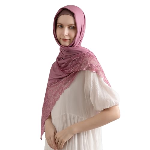 Viscose & Cotton Hijab Scarf Set for Muslim Women – Undercap & Safety Hijab Pin – Soft, Stylish & Comfortable4