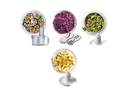 Kenwood-Compact-Food-Processor-14L-Bowl-Blender-Emulsifying-Chopping-Blade-Shredder-Disc-400W-FP120-White