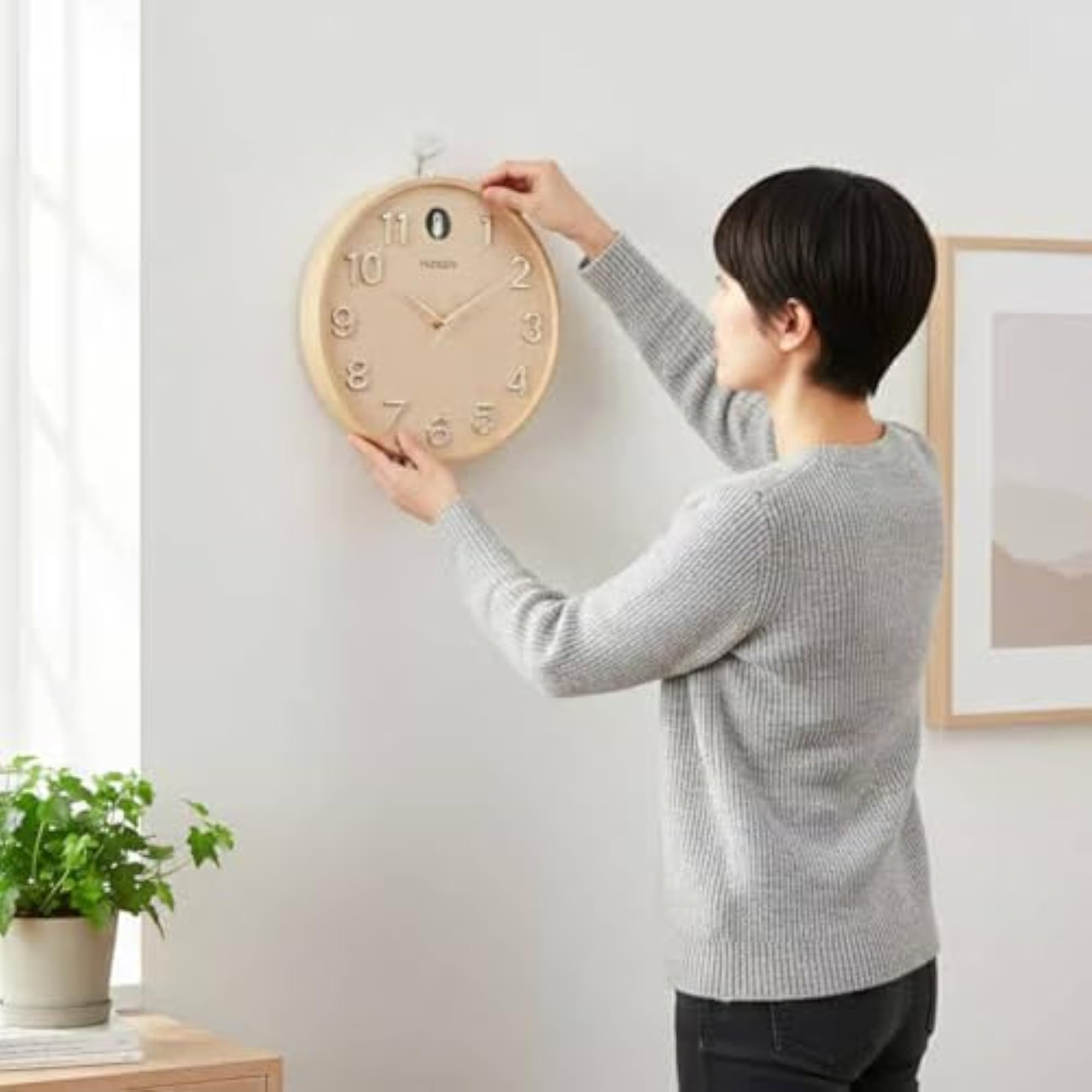 Modern Simple Design Cuckoo Wall Timepiece