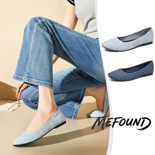 Image of Women's Ballet Flats Shoes Comfortable PU Leather Dress Slip on Shoes Teacher Business Casual