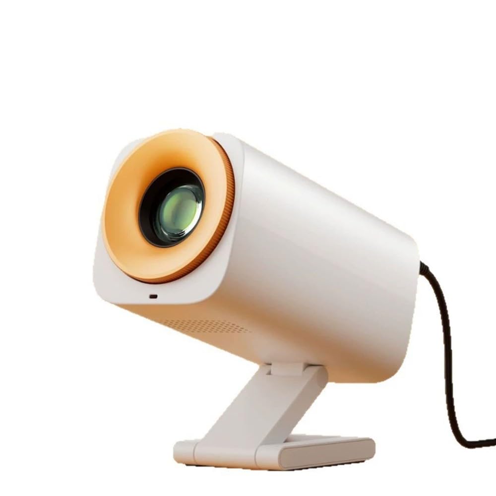 Proyector V16 Proyector Portátil Android 13 1080P Proyector Mini de Cine en Casa Portátil para Exterior con Doble WiFi BT 5.0 Enchufe UE