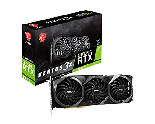 MSI GeForce RTX 3080 Ti VENTUS 3X 12G Gaming grafische kaart - NVIDIA RTX 3080 Ti, GPU 1665 MHz, 12 GB GDDR6X geheugen