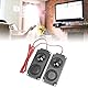 KIMISS 5W 8Ohm Lautsprecher DIY 5W 8Ohm Schwarz Abs 8Ω 5W Tragbarer Schwerer Bass für Audio-Hohlraum 40 Mm Magnetischer Doppellautsprecher für TV