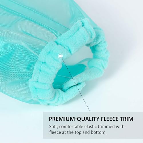 Image of Universal Size Horse Leggings Fine Mesh Greatly Reduce Stomping Breathable Horse Boots Leg Wraps (Set of 4) Summer Mint