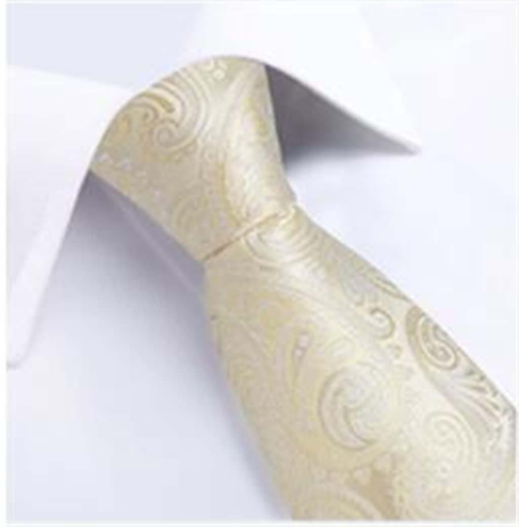 Corbata de Seda para Hombre, pañuelo Informal, Gemelos, Traje, Fiesta de Negocios, Corbata de Boda para Hombre