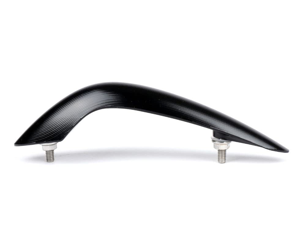 MOTO NOSTRA Kotflügelnippel CNC schwarz glanz kompatibel für Vespa GTS 125, GTS HPE 300, GTS Super 125, GTS Super HPE 300