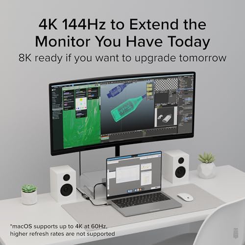 Adaptateur USB C vers HDMI 8K 60Hz pour MacBook Pro et XPS