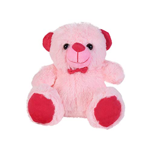 Image of Ultra 07 inch Jolly Teddy Bear Fully Stuffed Soft Plush Toy for Kids in Pink Animal Toy Gift Birthday Anniversary Christmas Diwali Home Decore
