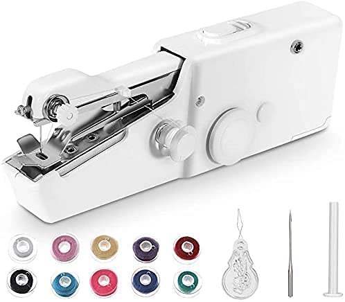 Estink Mini Portable Cordless Sewing Machine for DIY Multifunctional Single Stitch Repairing