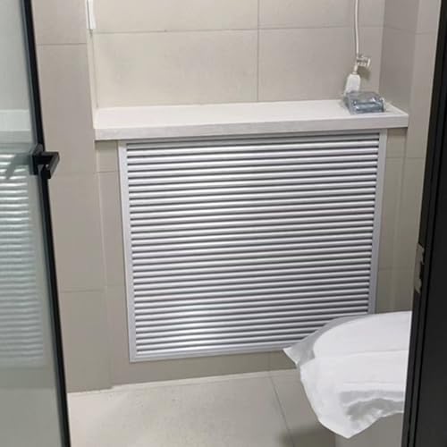 Grille d'aération aluminium pour placards, couvercle ventilation persiennes double face - 2