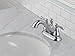 Delta Faucet Haywood Centerset Bathroom Faucet, Chrome Bathroom Sink Faucet, 2 Handle Bathroom Faucet, Drain Assembly, Chrome 25999LF