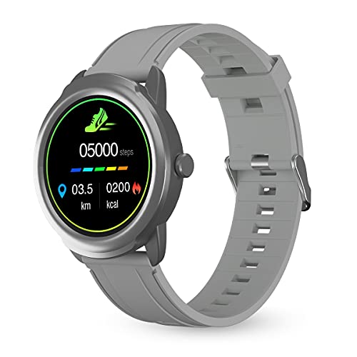 Portronics Kronos Beta Smart Wrist Watch with Full Touch Control, 1.28 inch...