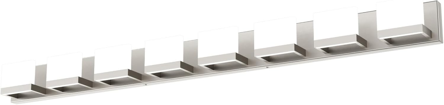 Tipace 5 Lights Modern Chrome Vanity Light for Bathroom Wall Light Up and Down LED Bathroom Light Fixtures Over Mirror(White Light 6000K)