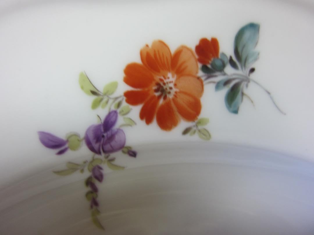 一級品 マイセン三つ花（ピンクローズ） 20.0Φcmデザート皿 マイセン