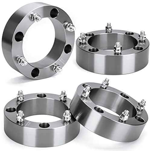 Image of KSP 4x156mm ATV Wheel Spacers for Polaris Ranger RZR Sportsman Xplorer 400 500 600 700 800, 2 inch(50mm) Thickness with 3 /8 inch-24 Studs 131mm Hub Bore for Kawasaki 300B Lakota KSF 250 KXT 250