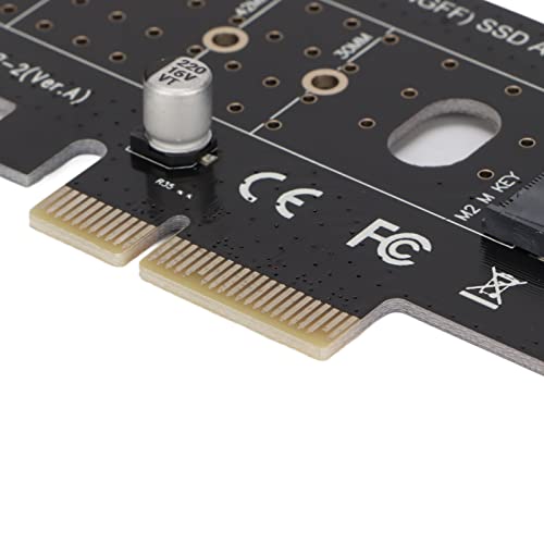 Adaptador NVME M.2 para PCIE3.0 X4, placa adaptadora PCIE 4X resistente e durável Dissipação de calo