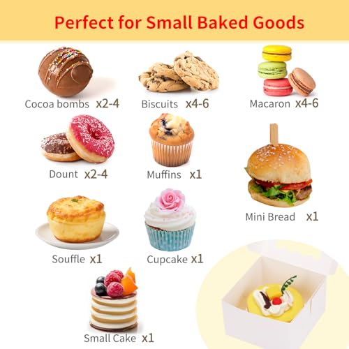 30% Off 24pcs White Cookie Boxes with Window & Stickers - Image 4