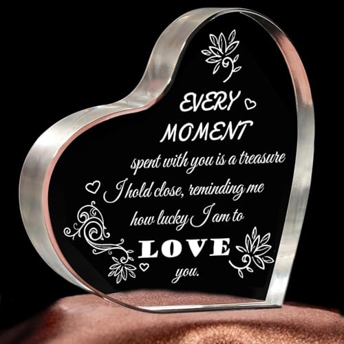 Image of Romantic Acrylic Memento - Gift for Christmas Day, Birthday, Anniversary, for Husband, Wife, Girlfriend, Boyfriend, Friend, Mother