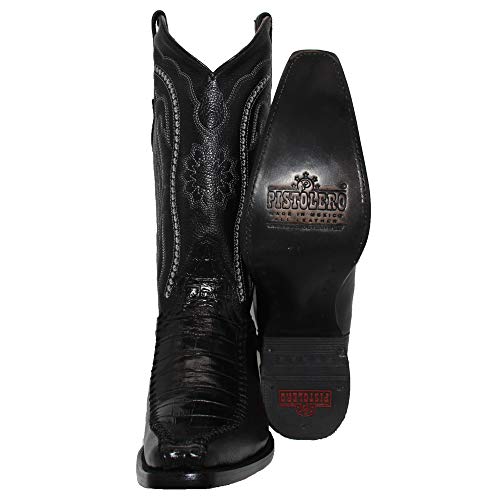 Western Shops Mens Genuine Cowhide Leather Luxury Crocodile Alligator Print Cowboy Western Boot2