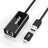 【Umfassende Kompatibilität】- Dieser hochwertige Ethernet-Adapter ist mit Nintendo Switch, Xiaomi Mibox S / Mibox 3, Windows 10 / 8.1 / 8/7 / Vista / XP, Mac OSX 10.6 / 10.07 / 10.08 / 10.09 / 10.10 / 10.11 / 10.12 / 11.1 (oder höher Version), Chrome OS, Linux-Kernel Version 2.6.14 (oder höher Version), IEEE 802.3, IEEE 802.3u, IEEE 802.3ab und IEEE 802.3az (Energiesparendes Ethernet) kompatibel. Hinweis: ※ Unterstützt Wii / Wii U / Windows RT