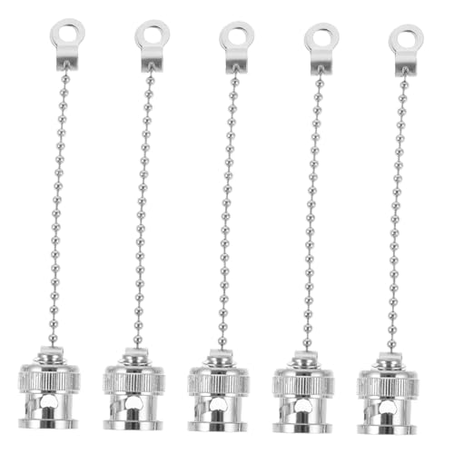 Alipis Connector Protective Caps Chain 5pcs Marine Connectors Dust Covers for M/f